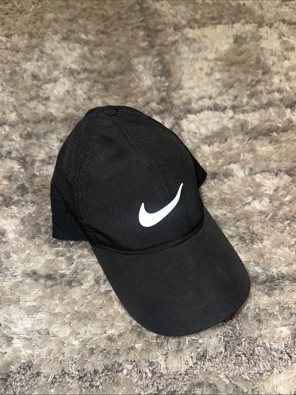 Women’s Nike Black Cap with White Swoosh